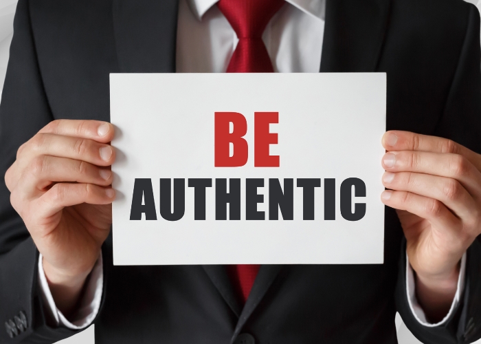 YOU MAY AS WELL BE AUTHENTIC!